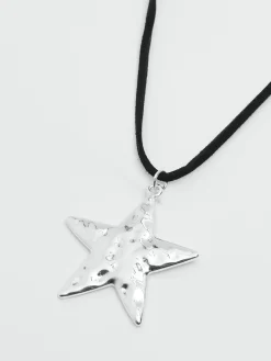 Cropp Biżuteria*Naszyjnik z zawieszką gwiazdy srebrny