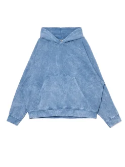 Cropp Bluzy|Unisex*Niebieska bluza oversize z kapturem UNISEX niebieski