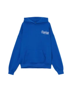 Cropp Bluzy*Niebieska bluza z astralnym nadrukiem niebieski