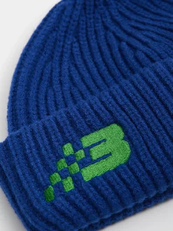 Cropp Czapki*Niebieska czapka beanie Baltic Games niebieski