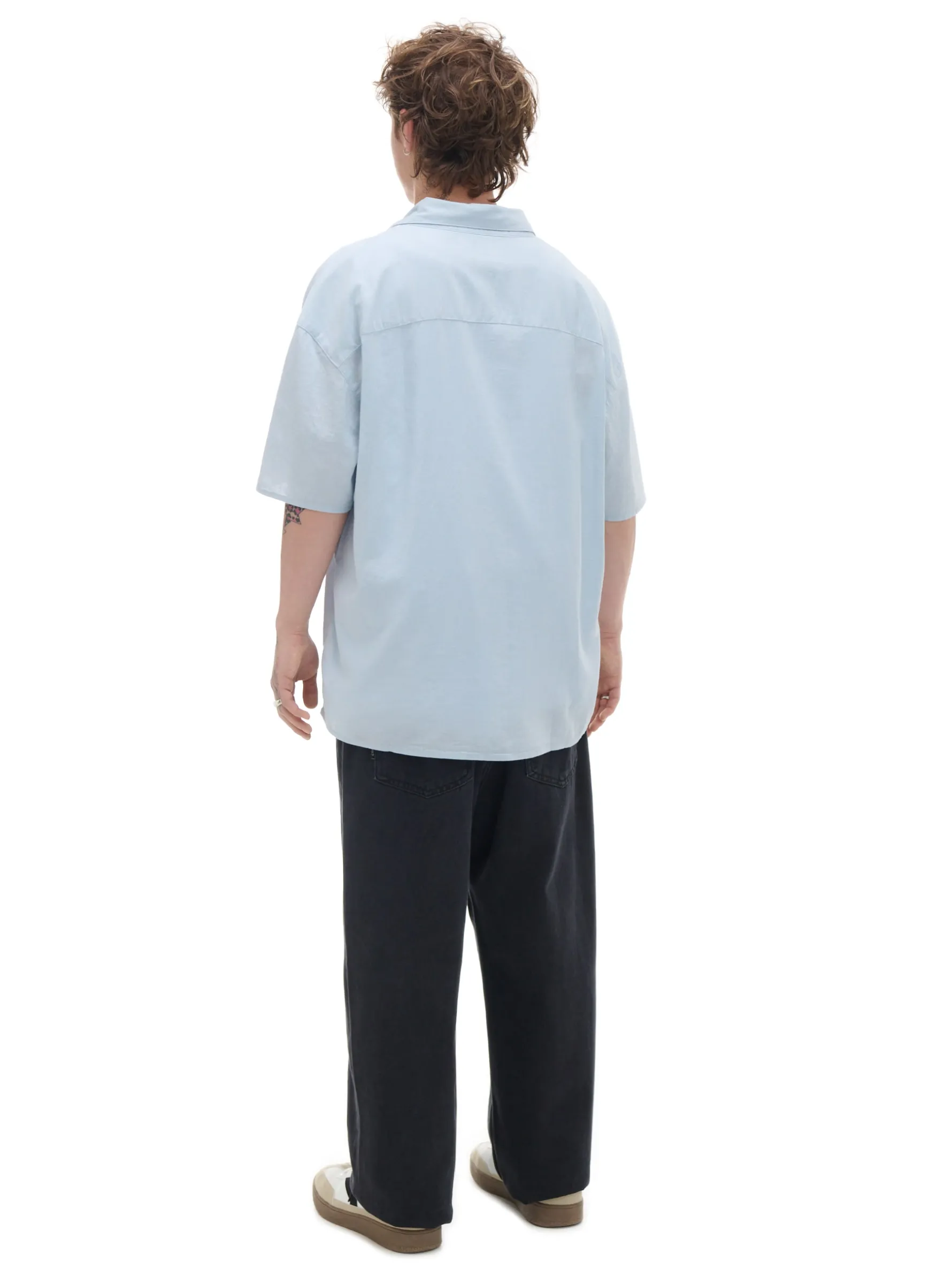 Cropp Koszule*Niebieska klasyczna koszula niebieski