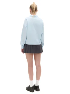 Cropp Koszule, Bluzki*Niebieska koszula z rozcięciami błękitny