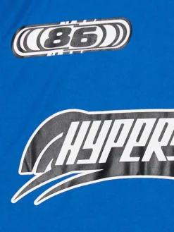 Cropp Koszulki, Topy*Niebieska koszulka oversize Baltic Games niebieski