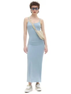 Cropp Sukienki, Kombinezony*Niebieska sukienka maxi błękitny