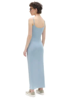 Cropp Sukienki, Kombinezony*Niebieska sukienka maxi błękitny