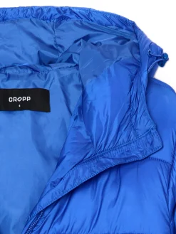 Cropp Kurtki, Płaszcze*płaszcz puffer z kapturem niebieski