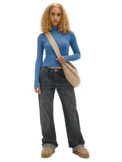 Cropp Swetry*sweter z półgolfem niebieski