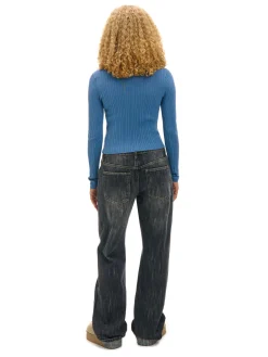 Cropp Swetry*sweter z półgolfem niebieski