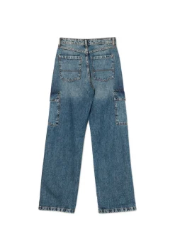 Cropp Jeansy*e jeansy baggy niebieski