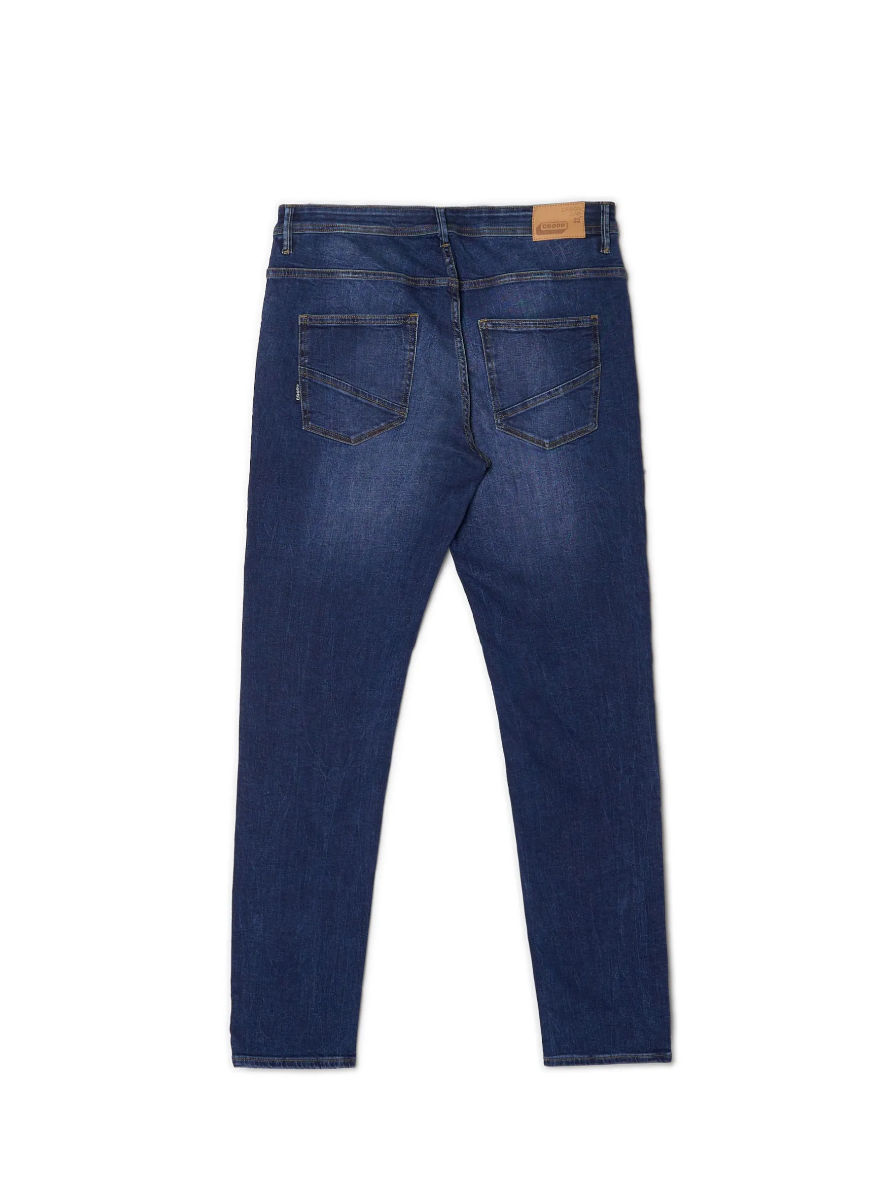 Cropp Jeansy*Niebieskie jeansy slim granatowy