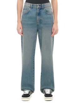 Cropp Jeansy*e jeansy straight PETITE niebieski