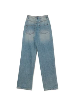 Cropp Jeansy*e jeansy straight TALL niebieski
