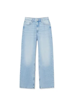 Cropp Jeansy*e jeansy wide leg niebieski