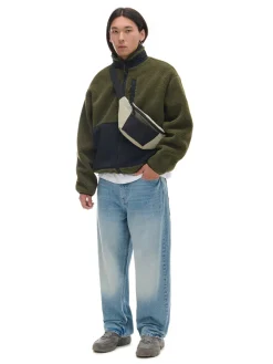 Cropp Bluzy*Oliwkowa bluza sherpa zielony