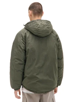 Cropp Kurtki Zimowe|Kurtki, Płaszcze*Oliwkowa kurtka z kapturem zielony