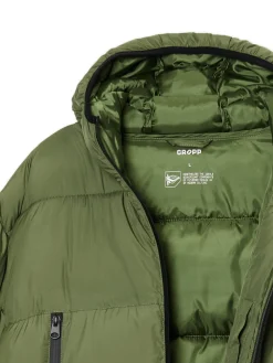 Cropp Kurtki Zimowe|Kurtki, Płaszcze*Oliwkowa pikowana kurtka puffer zielony