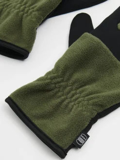 Cropp Rękawiczki*Oliwkowe rękawiczki basic zielony