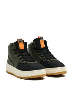 Cropp Sneakersy|Za Kostkę*Oliwkowe sneakersy na solidnej podeszwie zielony