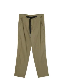 Cropp Spodnie*Oliwkowe spodnie z paskiem zielony