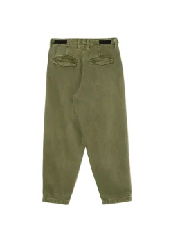 Cropp Baggy|Spodnie*Oliwkowe szerokie chinosy zielony