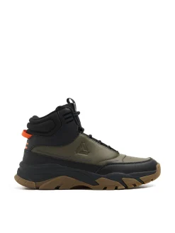 Cropp Sneakersy|Za Kostkę*Oliwkowe wysokie sneakersy na zimę zielony