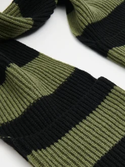 Cropp Szaliki*Oliwkowy szalik z kieszeniami zielony