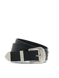 Cropp Paski*Pasek z klamrą w cyrkonie czarny