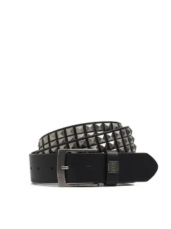 Cropp Paski*Pasek z ćwiekami szary