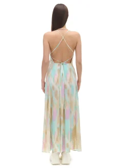 Cropp Sukienki, Kombinezony*Pastelowa sukienka maxi błękitny