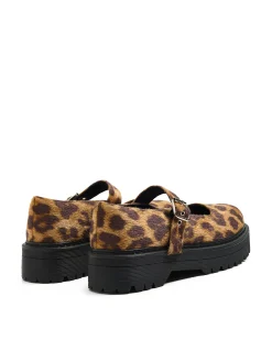 Cropp Półbuty*Półbuty Mary Jane w panterkę wielobarwny