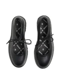Cropp Półbuty*Półbuty z ozdobnymi sznurówkami czarny