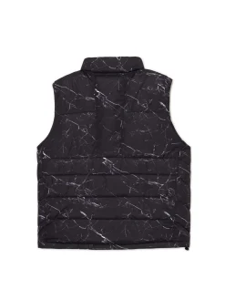 Cropp Kurtki, Płaszcze*Pikowana kamizelka z nadrukiem czarny