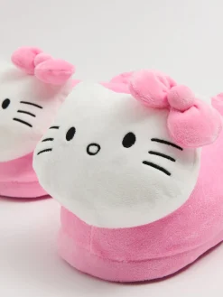 Cropp Kapcienew|Cozy*Pluszowe kapcie z Hello Kitty różowy