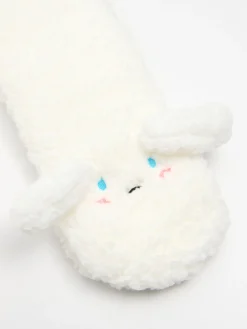 Cropp Cozy|Skarpety, Rajstopy*Pluszowe skarpetki Cinnamoroll kremowy