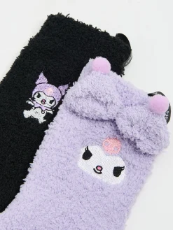 Cropp Cozy|Skarpety, Rajstopy*Pluszowe skarpetki Kuromi fioletowy