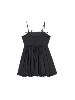 Cropp Sukienki, Kombinezony*Popelinowa czarna sukienka mini czarny