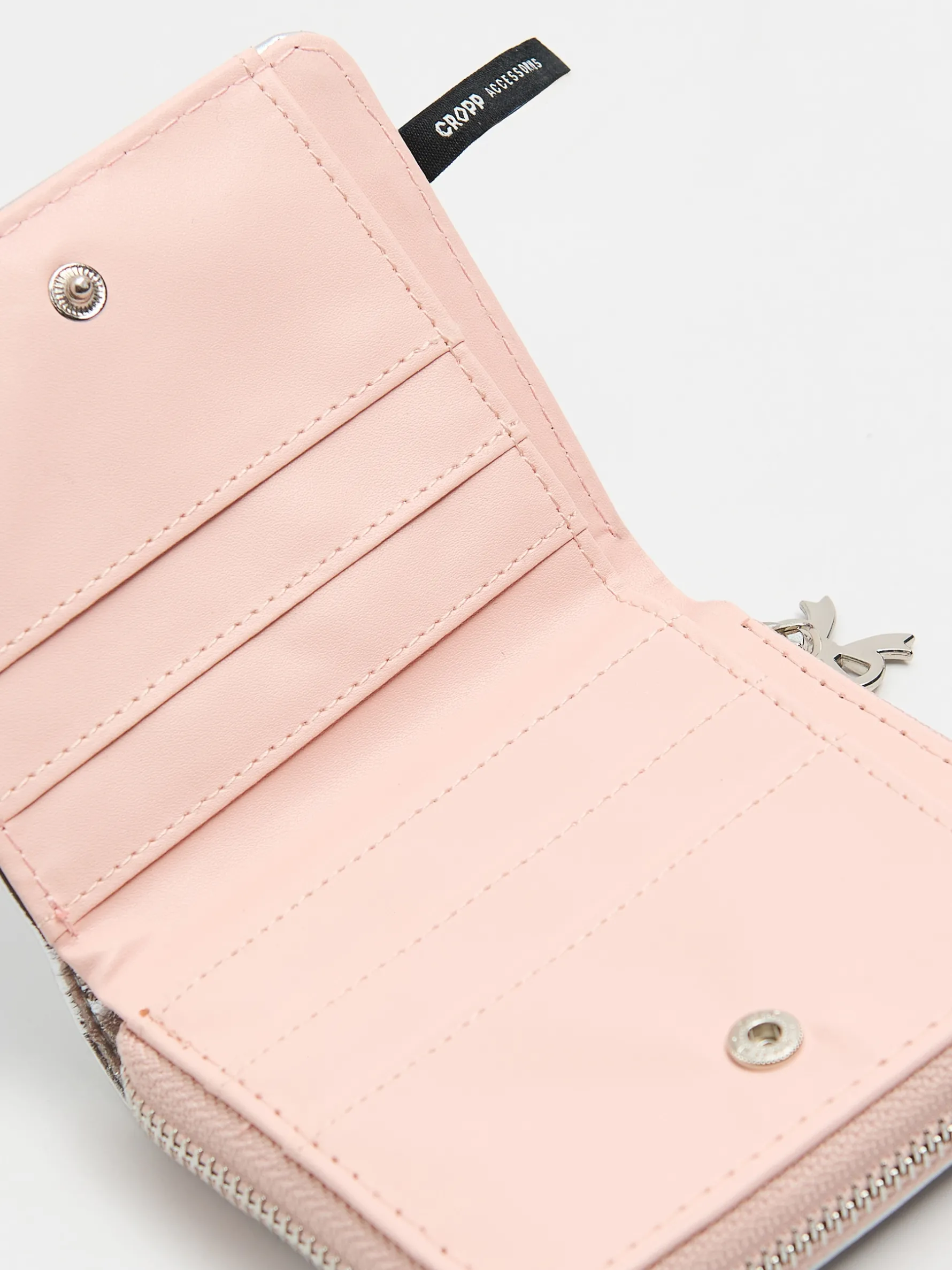 Cropp Portfele*Portfel w kolorze m srebrny