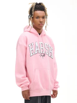 Cropp Bluzy|Unisex*Różowa bluza z aplikacją UNISEX różowy