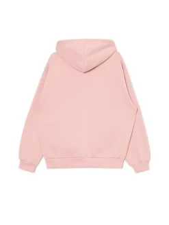 Cropp Bluzy*Różowa bluza z kapturem różowy