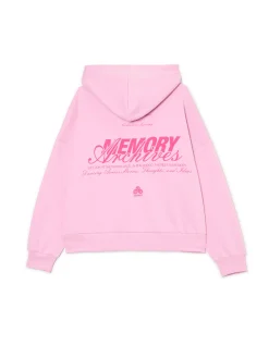 Cropp Bluzy*Różowa bluza z napisami różowy