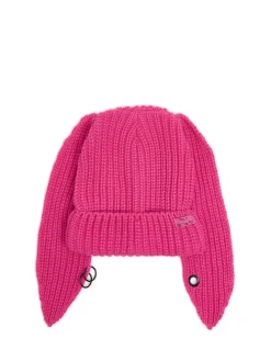 Cropp Czapki*Różowa czapka z uszami królika różowy
