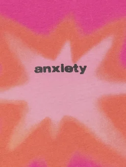 Cropp Koszulki*Różowa koszulka z nadrukiem różowy