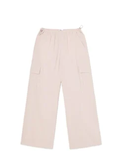 Cropp Spodnie*Różowe spodnie cargo fioletowy