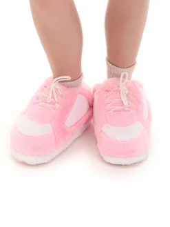 Cropp Kapcienew|Cozy*Różowo-białe kapcie różowy