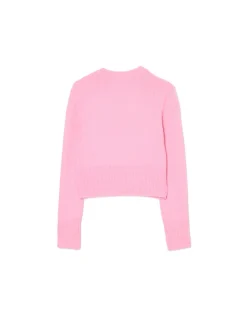 Cropp Swetry*sweter z kotem różowy