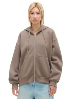 Cropp Bluzy*Rozpinana bluza oversize szary