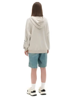 Cropp Bluzy*Rozpinana bluza z aplikacjami beżowy