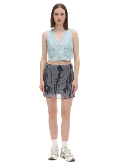 Cropp Sety*Spódnica mini z efektem tie-dye wielobarwny