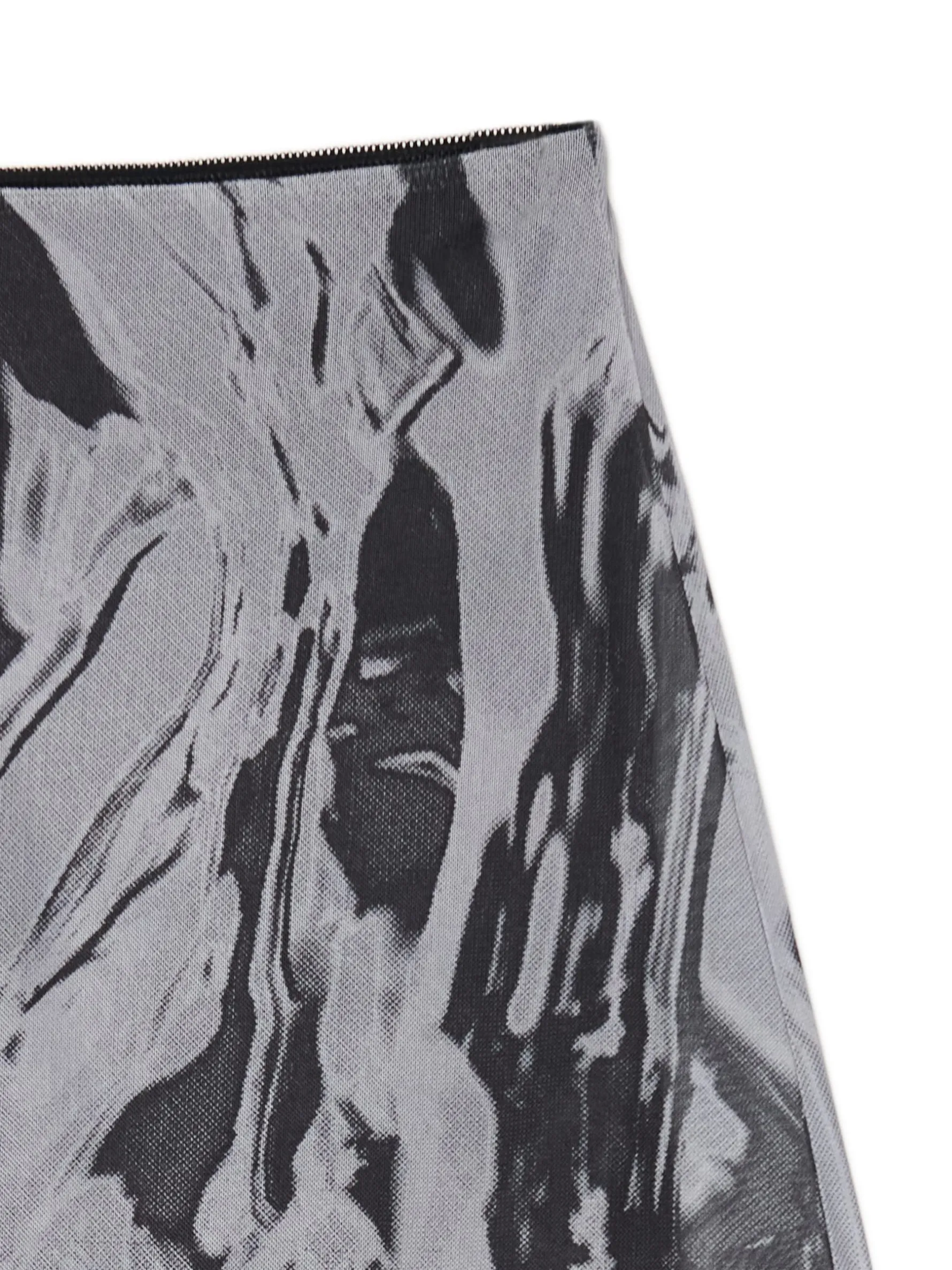 Cropp Sety*Spódnica mini z efektem tie-dye wielobarwny