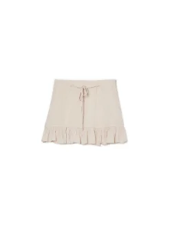 Cropp Spódnice*Spódniczka z wiązaniem różowy